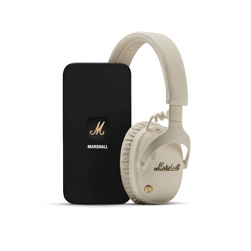Marshall Over Ear Kopfhörer Monitor III A.N.C Bluetooth Headset beige 70h Akku - 7340055411479