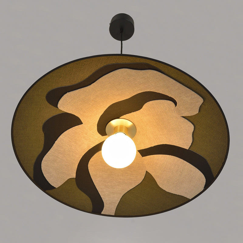 MARKET SET Hängeleuchte Sonia Laudet LED Pendelleuchte Lampe dimmbar khaki Ø60cm - 3188000785701