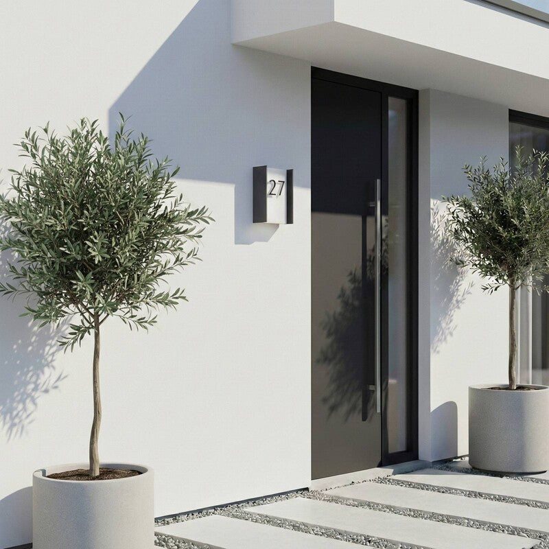 Lindby LED Outdoor Wall Lamp Selqa, House Number, Anthracite, IP65 - 4255830910319