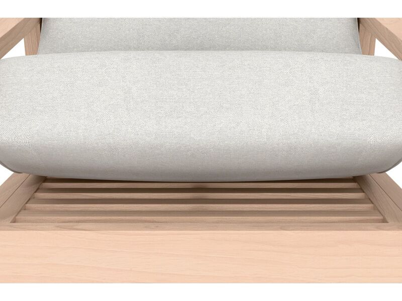 Loungegruppe Ashwood 4-teilig Akazienholz mit Kissen hellgrau langlebig - 4007875112490
