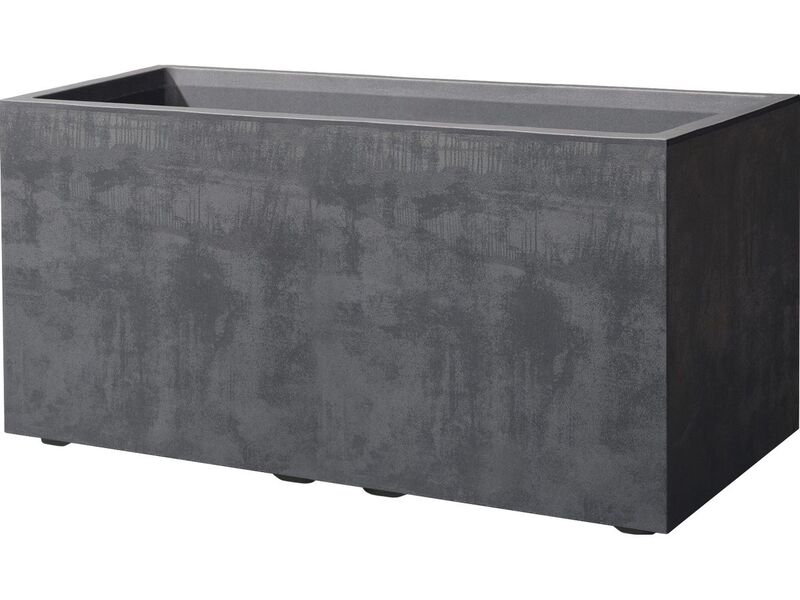 Deroma Pflanzkasten Hochbeet Millennium 79x39cm anthrazit Kunststoff 73l - 0191942097385