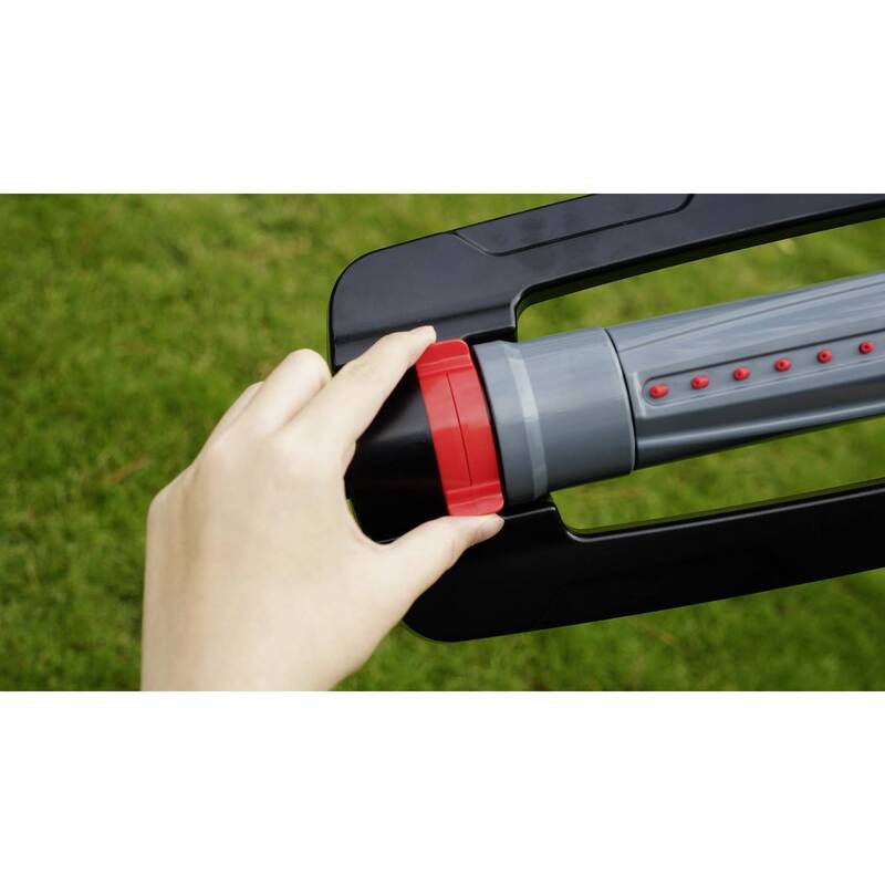 Toolcraft Viereckregner Gartenbewässerung Sprinkler 418m² Reichweite 22m - 4016139197500