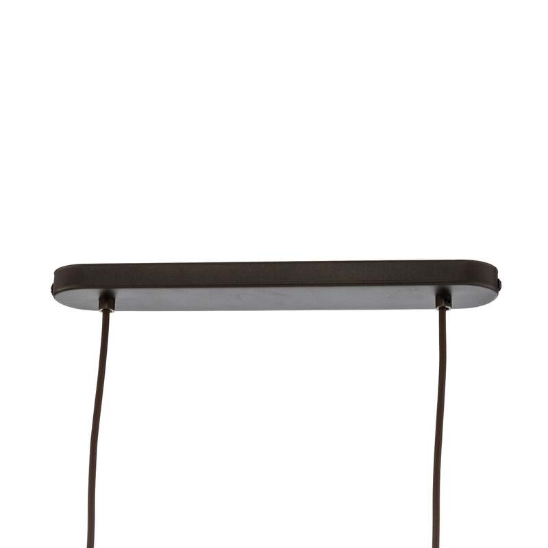 TK Lighting Pendelleuchte Hängeleuchte Salvia LED Lampe dimmbar braun 95x15cm - 5906135110704