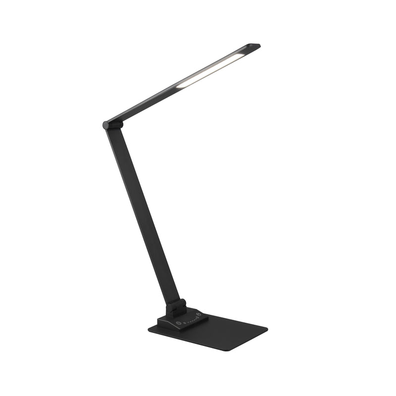 Trio Lighting LED-Tischleuchte Travis schwarz CCT dimmbar Touch USB Lampe Spot - 4017807600216