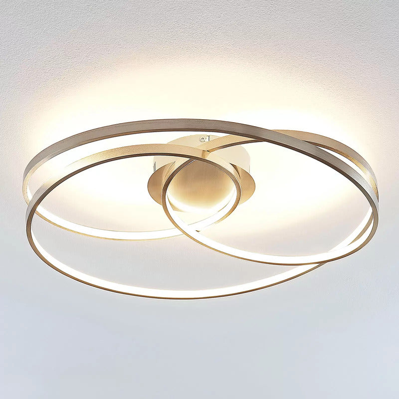 Lindby Ronka LED-Deckenlampe Deckenleuchte Deckenlicht LED 36W nickel satiniert - 8502193127392