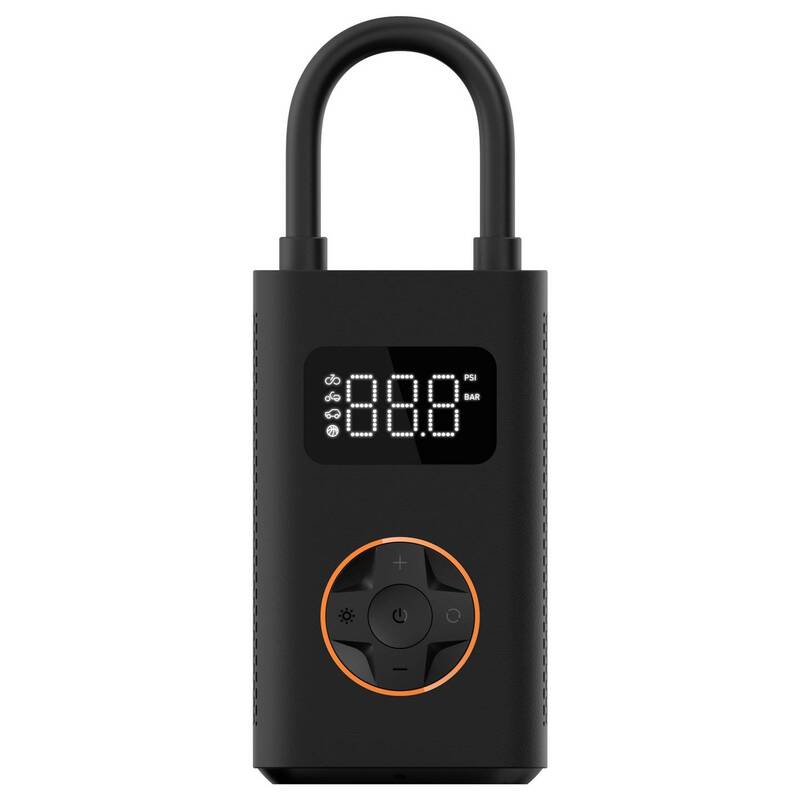 QiCycle Luftpumpe Pumpe N2 Elektrische Air Inflator USB C Schwarz LED Display - 6975652220066