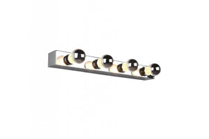 B-Ware Netlighting Theato Moden 4 Light Wall Lamp Chome IP44