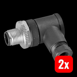 B-Ware LED2WORK Stecker 200200-05 24V DC Anschlussstecker IP67 für LED Leuchten 1 Stück