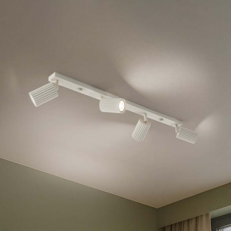 SOLLUX LIGHTING Marke Deckenstrahler Spot Lampe Karbon beige Länge 81 cm - 5907073000812