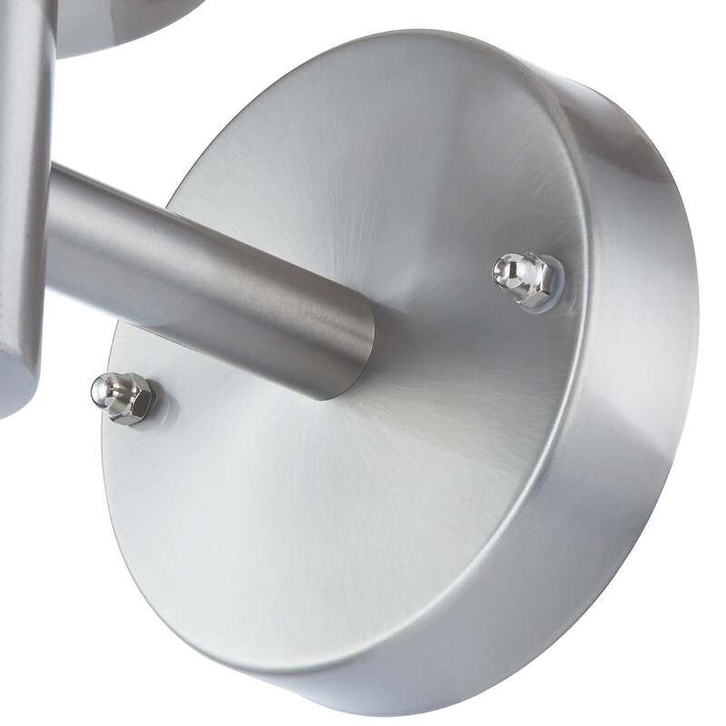 Lindby Außenwandleuchte Djori Außenlampe Wandleuchte Wandleuchte E27 Edelstahl - 4251096528718