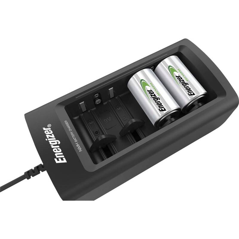 Energizer Rundzellen-Ladegerät NiMH für Micro AAA Mignon AA Baby C Mono D 9V - 7638900423716