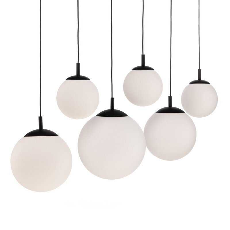Esme Hängeleuchte Pendelleuchte Opalglas 6-flammig linear weiß SIEHE TEXT/FOTO - 5901780547929