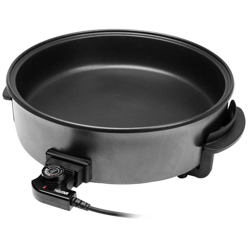 Tristar Multifunktionspfanne PZ-9145 Elektropfanne 1500W Schwarz 40cm 7,5l - 8713016087027