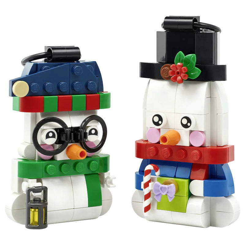 LEGO ICONS Deko-Schneemänner Bauset 40812 Christbaumschmuck für Kinder ab 6 - 5702017831008