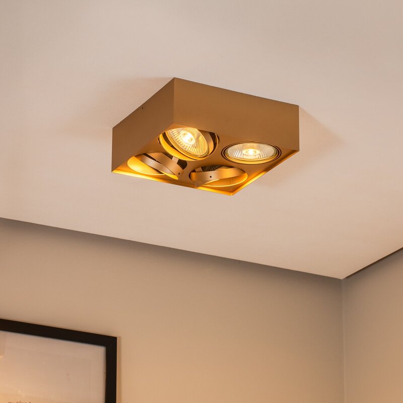 Argon Riesta Deckenstrahler Leuchte gold vierflammig Lampe Innenbeleuchtung - 5902553234879