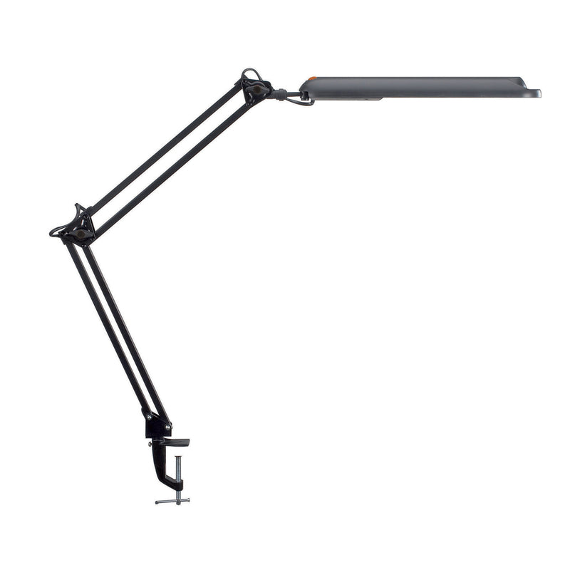 Maul LED Tischleuchte Schreibtischlampe schwarz Höhe 38 cm Klemmfuß Lampe Spot - 4002390055314