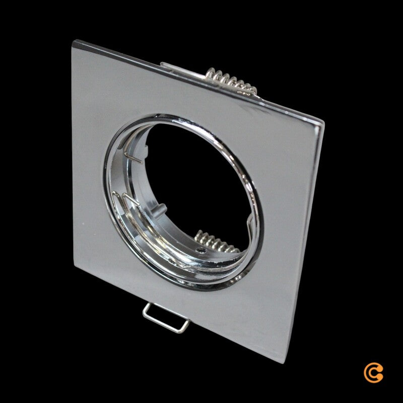 Deko Light Deckeneinbauring Einbaustrahler GU5.3 MR16 Alu Silber Chrom 10 STÜCK - 4042943102140