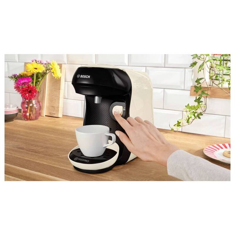 Bosch Kapselmaschine Kaffeemaschine Tassimo HAPPY TAS107E beige schwarz 0,7l - 4242005463817