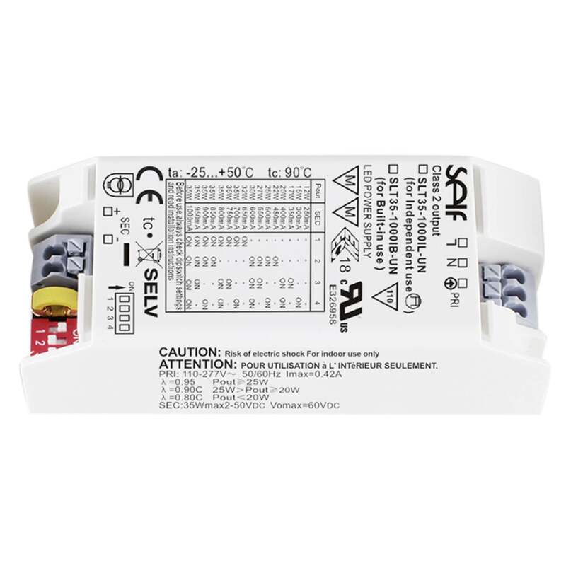 Self Electronics LED-Treiber Netzteil LED Stromversorgung Konstantstrom Grau - 4021087072038