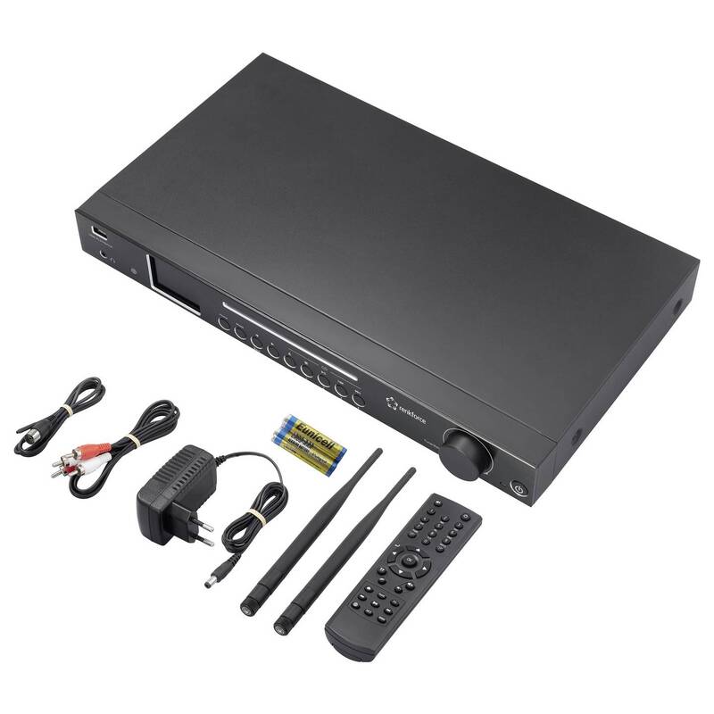 RENKFORCE Radio Empfänger RF DAB DAIR1702 Internetradio Fernbedienung WLAN CD BT - 4064161408842