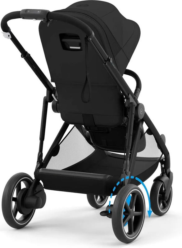 Cybex e-Gazelle S Kinderwagen Moon Black E-Antrieb Multi-Terrain 0-4 Jahre - 4063846465828