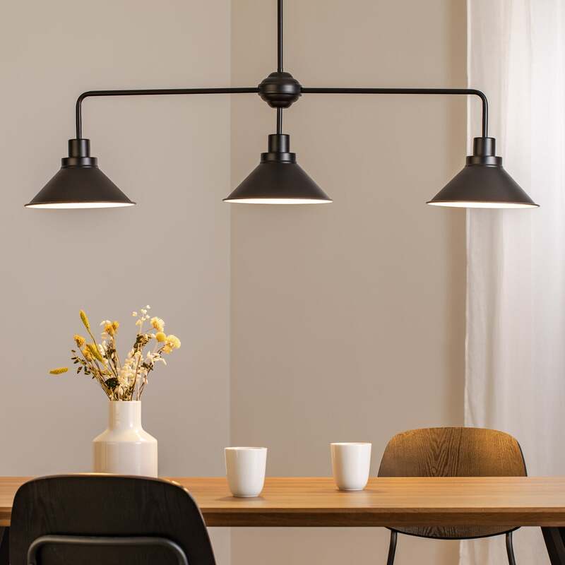 Nowodvorski-Lighting Hängeleuchte Craft III LED Pendelleuchte dimmbar schwarz - 5903139915090