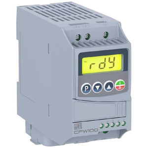 B-Ware WEG Frequenzumrichter CFW100 C 04P2 S2 0,75 kW 1-phasig 200 V IP20 kompakt 4,2 A
