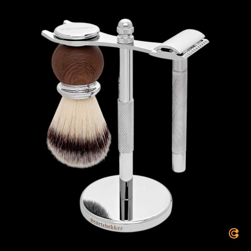 Störtebekker Rasierständer Rasiererhalter Ständer für Rasierhobel & Pinsel - 4260554490528