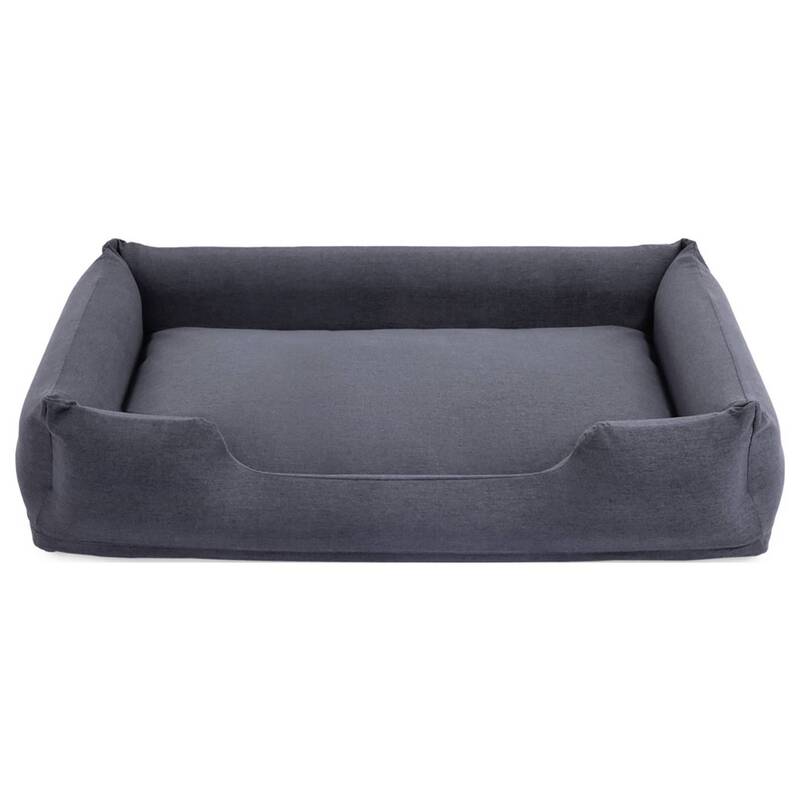 Intex Hundebett Hundeliege anthrazit aufblasbar für kleine Hunde XS/S 79x58cm - 6941057429335