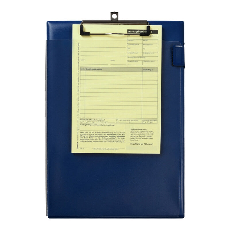 Eichner Auftragstasche Easy Open Klemmbrett schwarz Klettverschluss 10 STÜCK - 4052301038790