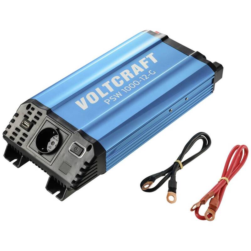 VOLTCRAFT Wechselrichter Spannungswandler MSW 1000 12 G Scope of Delivery - 4064161246925