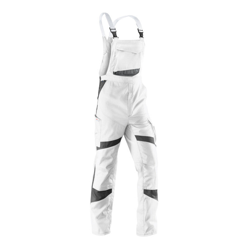Kübler Workwear Latzhose ActiviQ 3250 weiß anthrazit Größe 29 strapazierfähig - 4053813278711