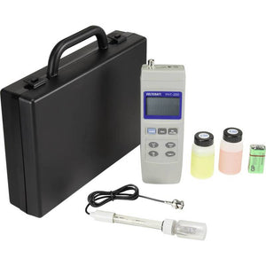 B-Ware Voltcraft Kombi-Messgerät pH-Wert Redox PHT-200 digital Heizkörper 0-14 pH 250g