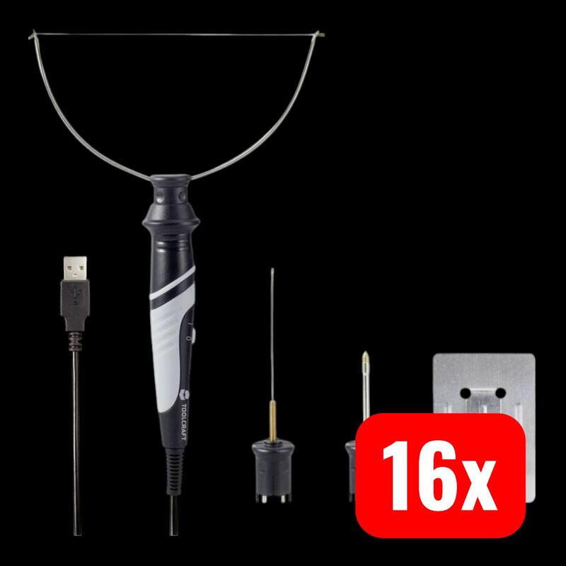 Toolcraft TC-FC-USB Styroporschneider 5 W Inkl. 3 schnell zu wechselnde Aufsätze - 4053199518975
