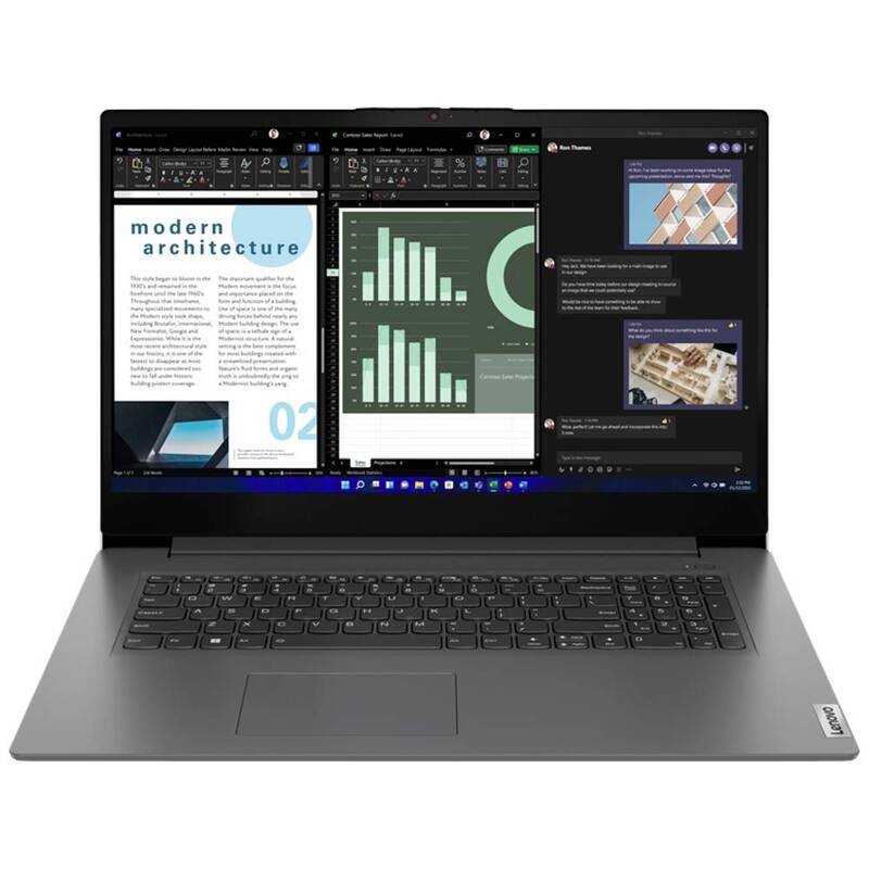 Lenovo Notebook V17-IRU 43.9 cm 17.3 Zoll Full HD Laptop 8GB RAM SIEHE TEXT/FOTO - 0196804063430