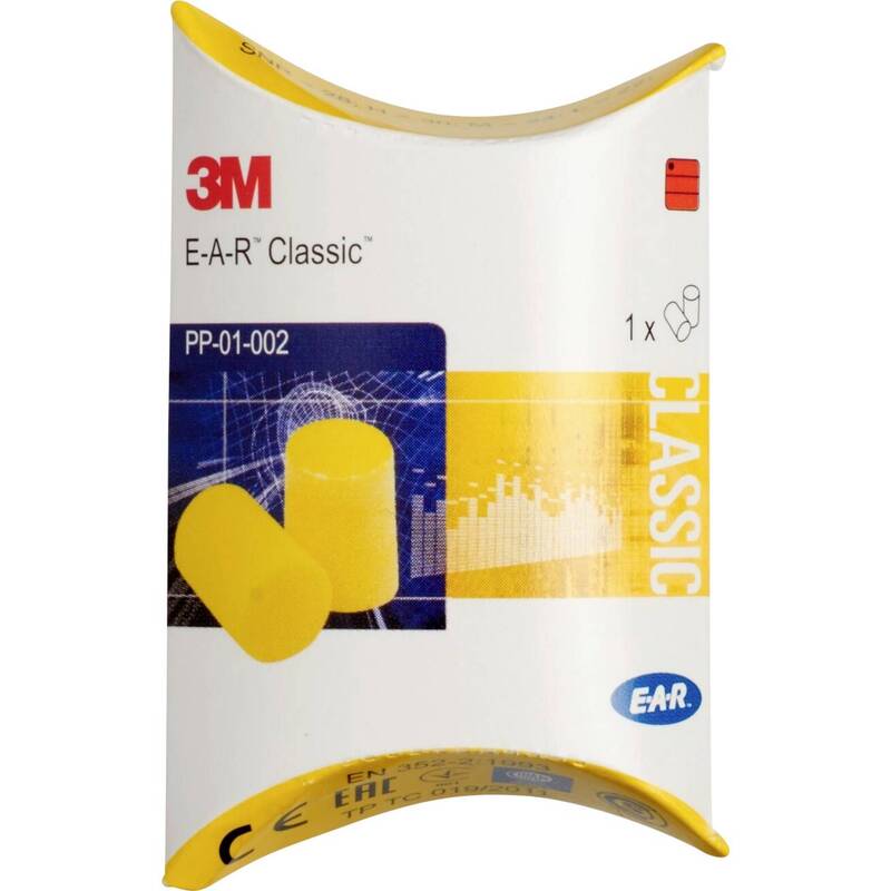 3M EAR Gehörschutzstöpsel Polymer-Schaum 31 dB 500 Paar Gelb Schutzstöpsel - 4054596788671