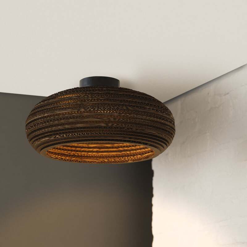 OSRAM Deckenleuchte DROP LED Lampe Leuchte dimmbar braun Ø40cm 20,5cm hoch - 4099854453144