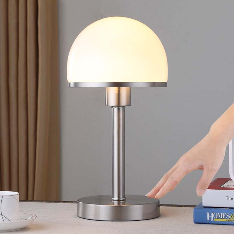 Lindby Tischleuchte Jolie LED Lampe Tischlampe Touchfunktion nickel 39cm Höhe - 4251096516821