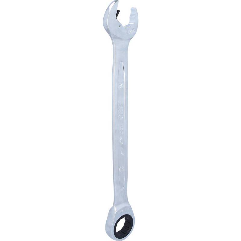 KS Tools Maul-Ringratschenschlüssel 30mm Chrom-Vanadium Stahl 72 Zähne 396mm - 4042146477663
