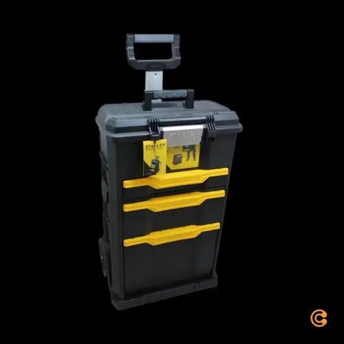 STANLEY Werkzeugkasten Rollende Werkstatt Trolley-Koffer unbestückt schwarz - 3253561703447