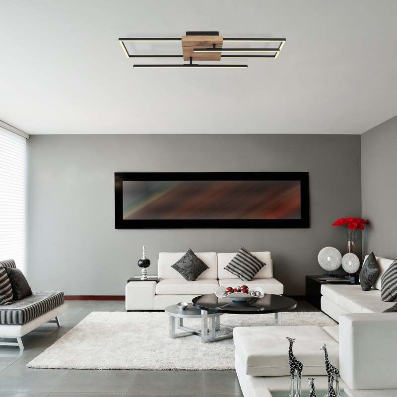 Globo LED-Deckenleuchte Deckenlampe Lampe Leuchte Hängelampe Kendra Länge 80 cm - 9007371430604