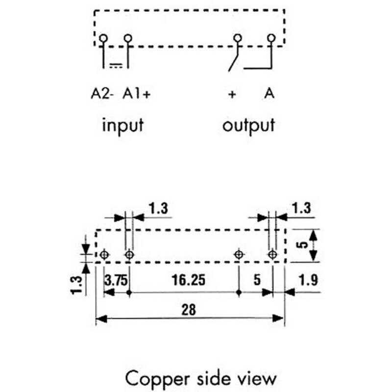 Finder Halbleiterrelais Solid State Relais Printrelais 34.81.7.024.8240 Tube - 2050010612364