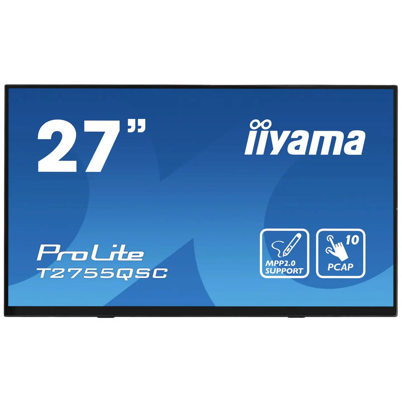 Iiyama ProLite T2755QSC-B1 27 Zoll Touchscreen-Monitor 2560x1440 5ms HDMI Dis... - 4948570122981