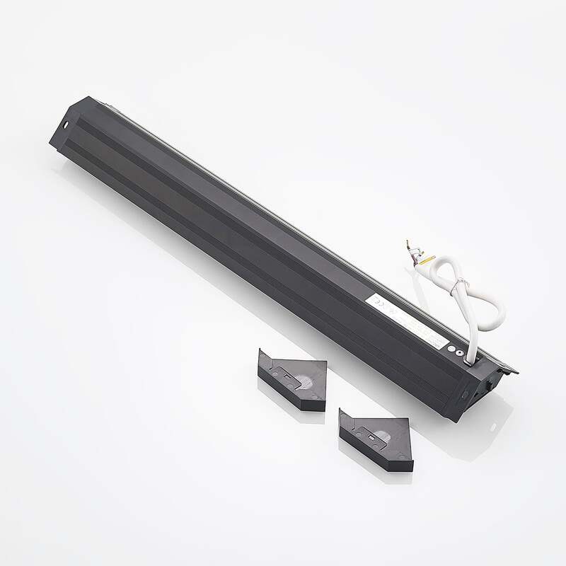 Arcchio LED Unterbaulampe Ovano 62cm schwarz Aluminium dimmbar warmweiß 710lm - 4251911708929