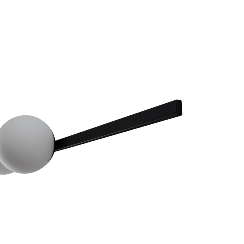 Wandleuchte Garda 2 schwarz LED Wandlampe Leuchte dimmbar Metall Glas 2-flammig - 5904798656478