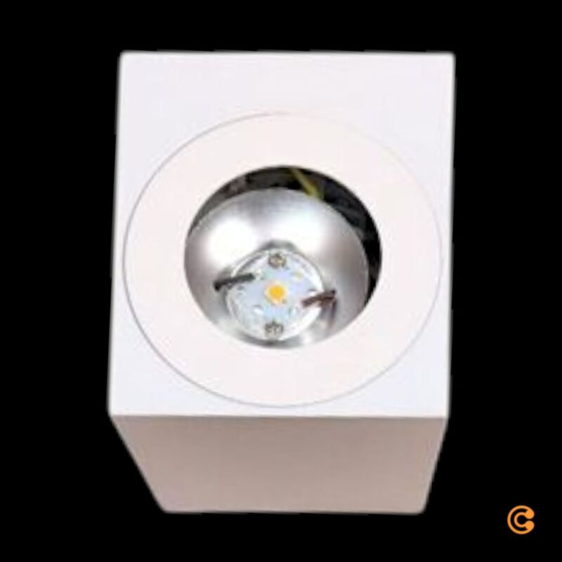 Nordlux Außenwandleuchte Canto Kubi 2 LED Wandleuchte Lampe weiß IP44 10cm - 5701581482982