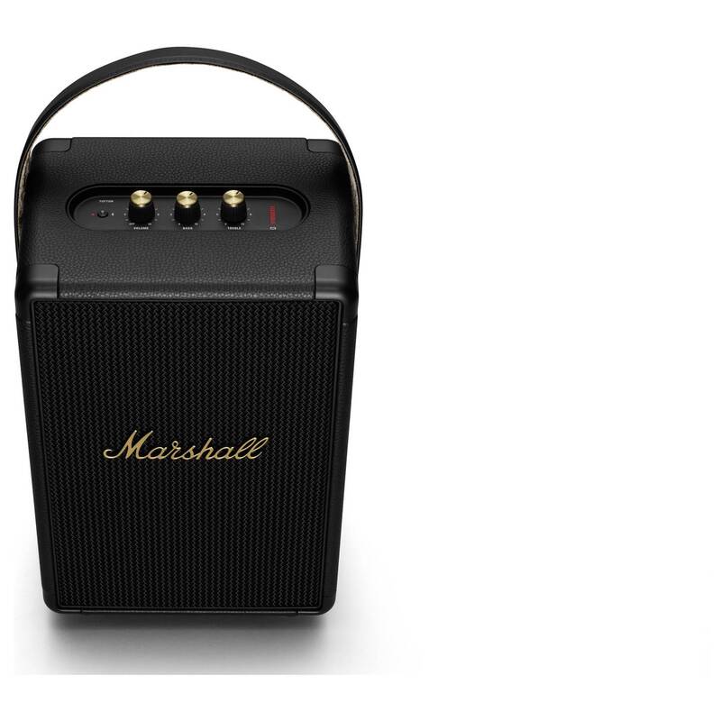 Marshall Bluetooth Lautsprecher Box Tufton Schwarz & Messing 20h Akku 15W IPX2 - 7340055382540
