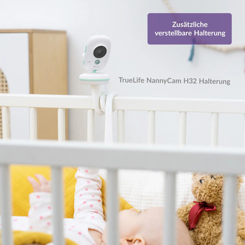 truelife Babyphone NannyCam H32 Pro Monitor mit Kamera Digital 2.4 GHz 300m - 8595724900535