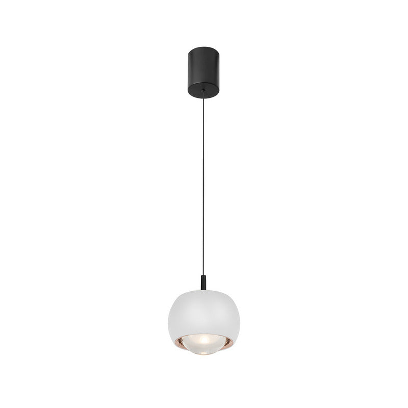 Mantra Iluminación LED-Hängeleuchte Roller Pendelleuchte Glaslinse höhenverst. - 8435153284052
