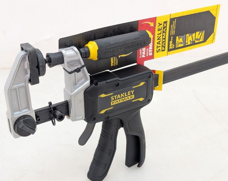 Stanley Einhandzwinge Spannzwinge 300mm 135kg Ausladung 63,5mm Werkzeughalter - 3253560830069